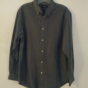 Consensus men's Size Medium Long sleeve shirt . Easy Care, Office Y2K